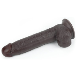 LoveToy SlidingSkin Gode Sliding Skin 18 x 4.5cm Marron